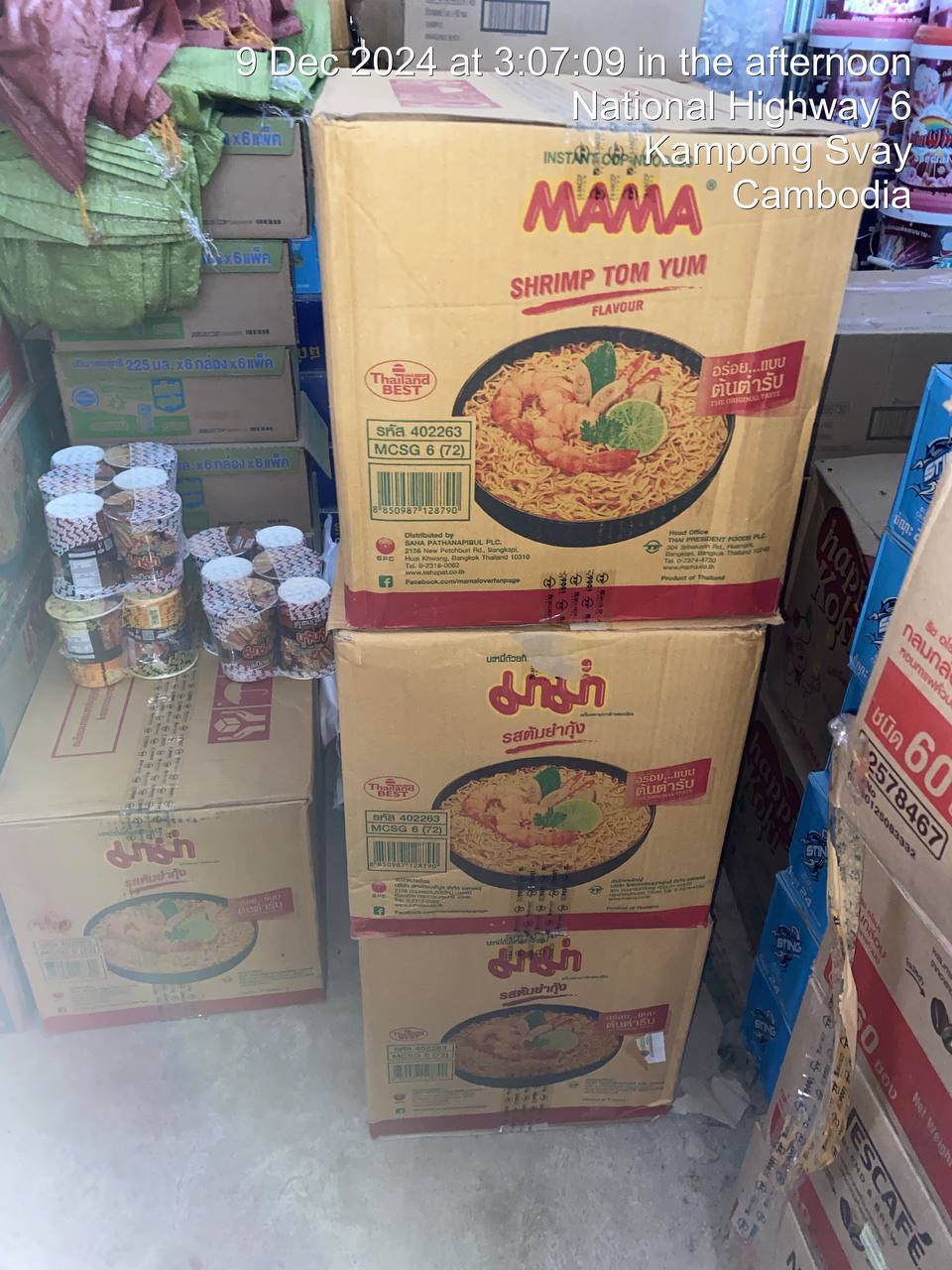 MAMA THAI PRESIDENT FOOD IN CAMBODIA WITH THE BEST DISTRIBUTOR IN CAMBODIA